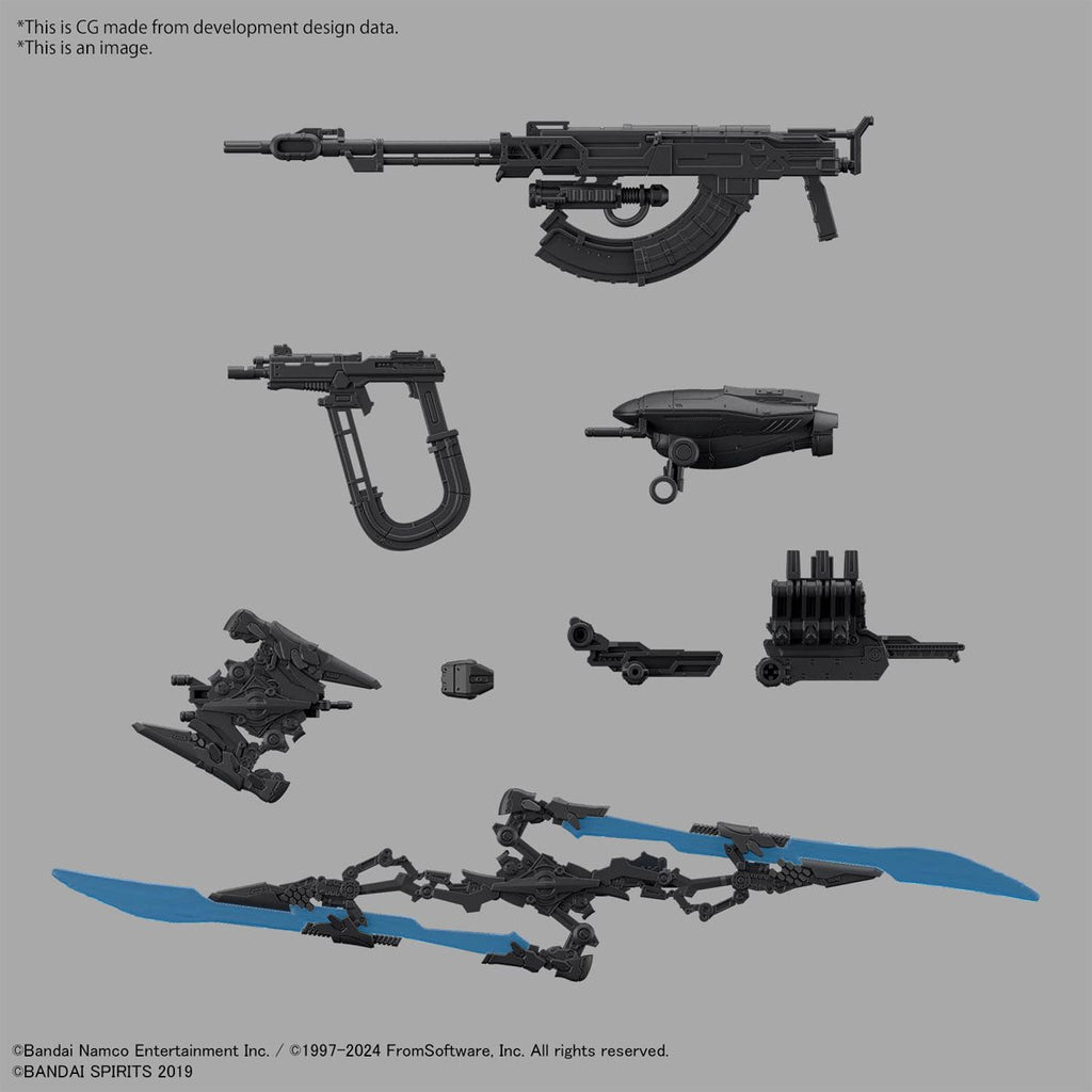 30 Minutes Missions Armored Core VI: Fires of Rubicon Schneider Nachtreiher/40E Steel Haze Model Kit