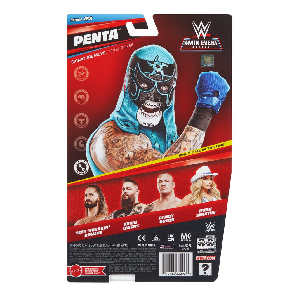 WWE Main Event Series Figure Series 163 Figure Case of 8