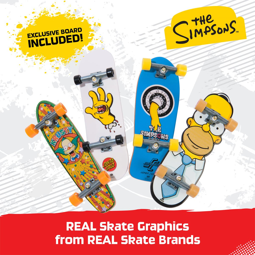 Tech Deck 96MM The Simpsons Fingerboard 4-Pack