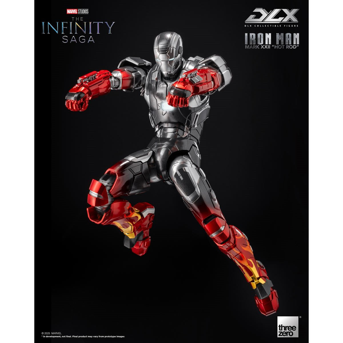Marvel Studios Infinity Saga DLX Iron Man Mark 22 Hot Rod 1:12 Scale Action Figure