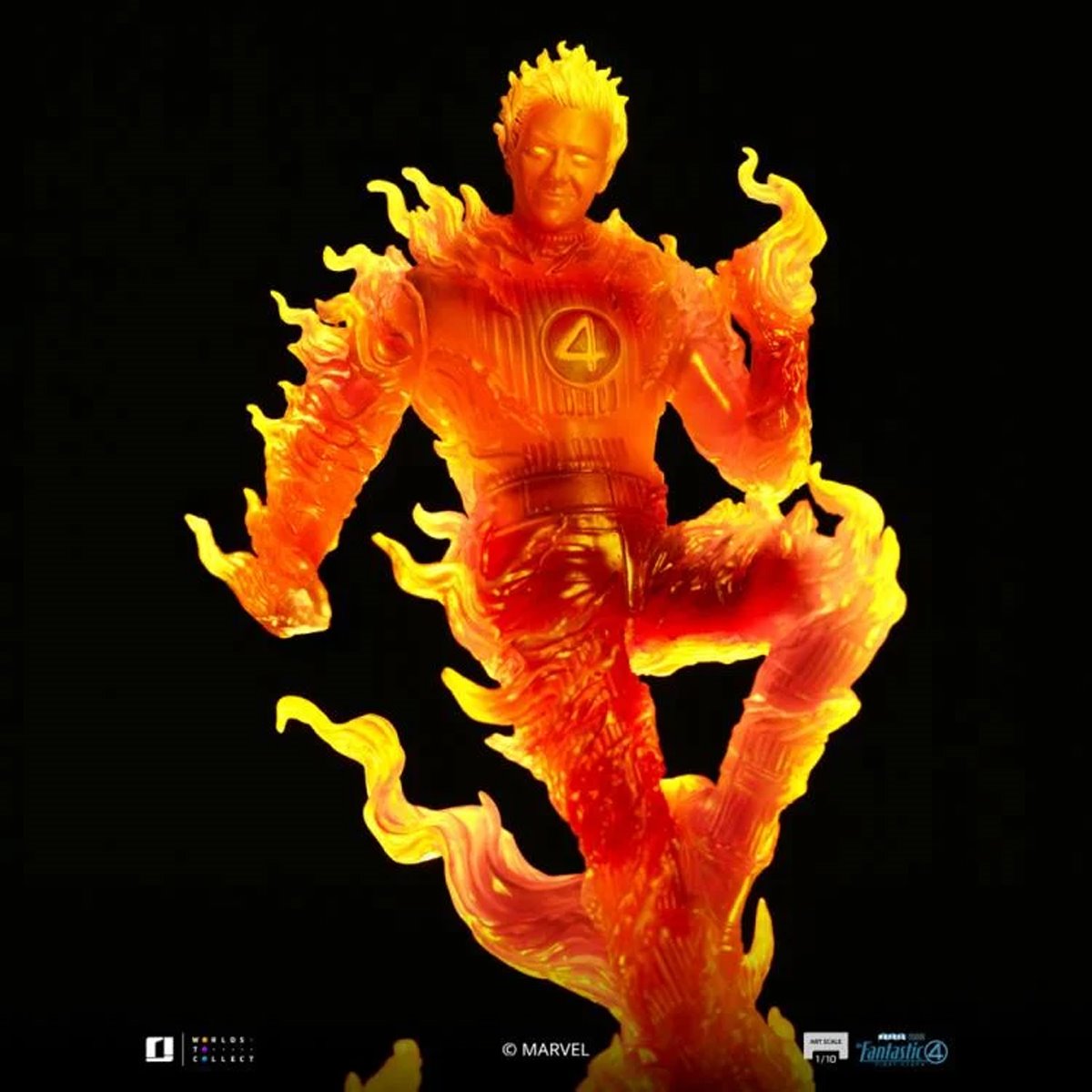 The Fantastic Four: First Steps The Human Torch 1:10 Art Scale Limited Edition Statue