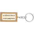 The Lord of the Rings Trilogy No Admittance Sign Enamel Key Chain