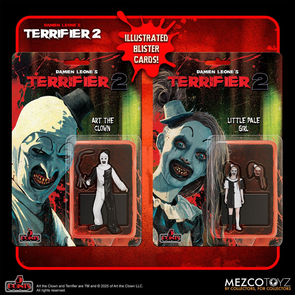 Terrifier 2 5 Points Action Figures Set of 2