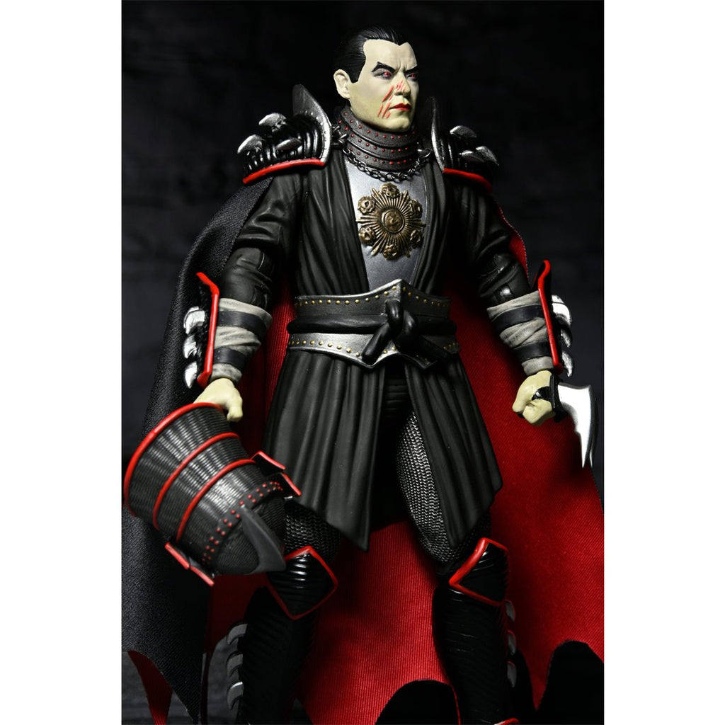 Universal Monsters x Teenage Mutant Ninja Turtles Ultimate Shredder as Dracula Classic Colors 7-Inch Scale Action Figure