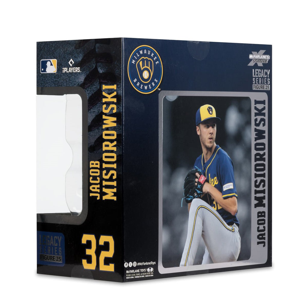 MLB SportsPicks Milwaukee Brewers Jacob Misiorowski 7-Inch Posed Figure