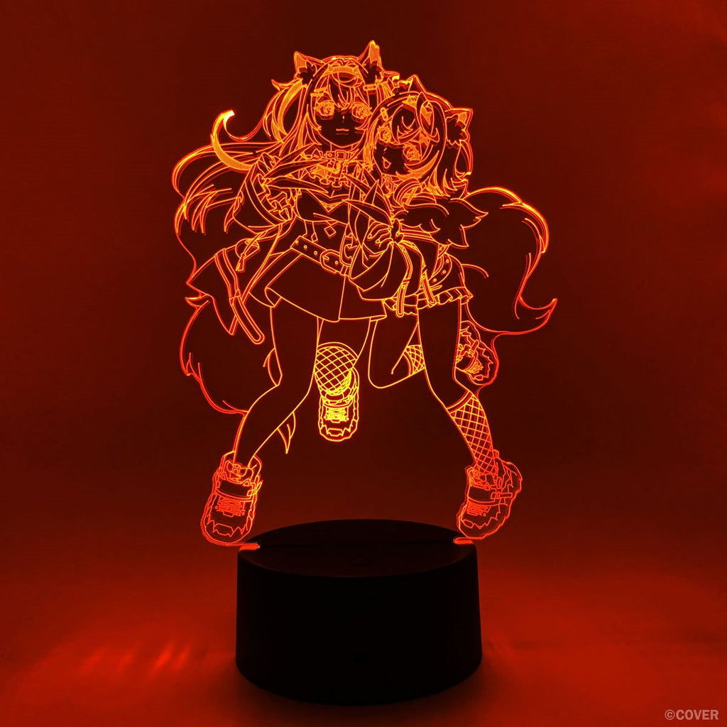 Hololive Advent Fuwawa and Mococo Abyssgard Otaku Lamp