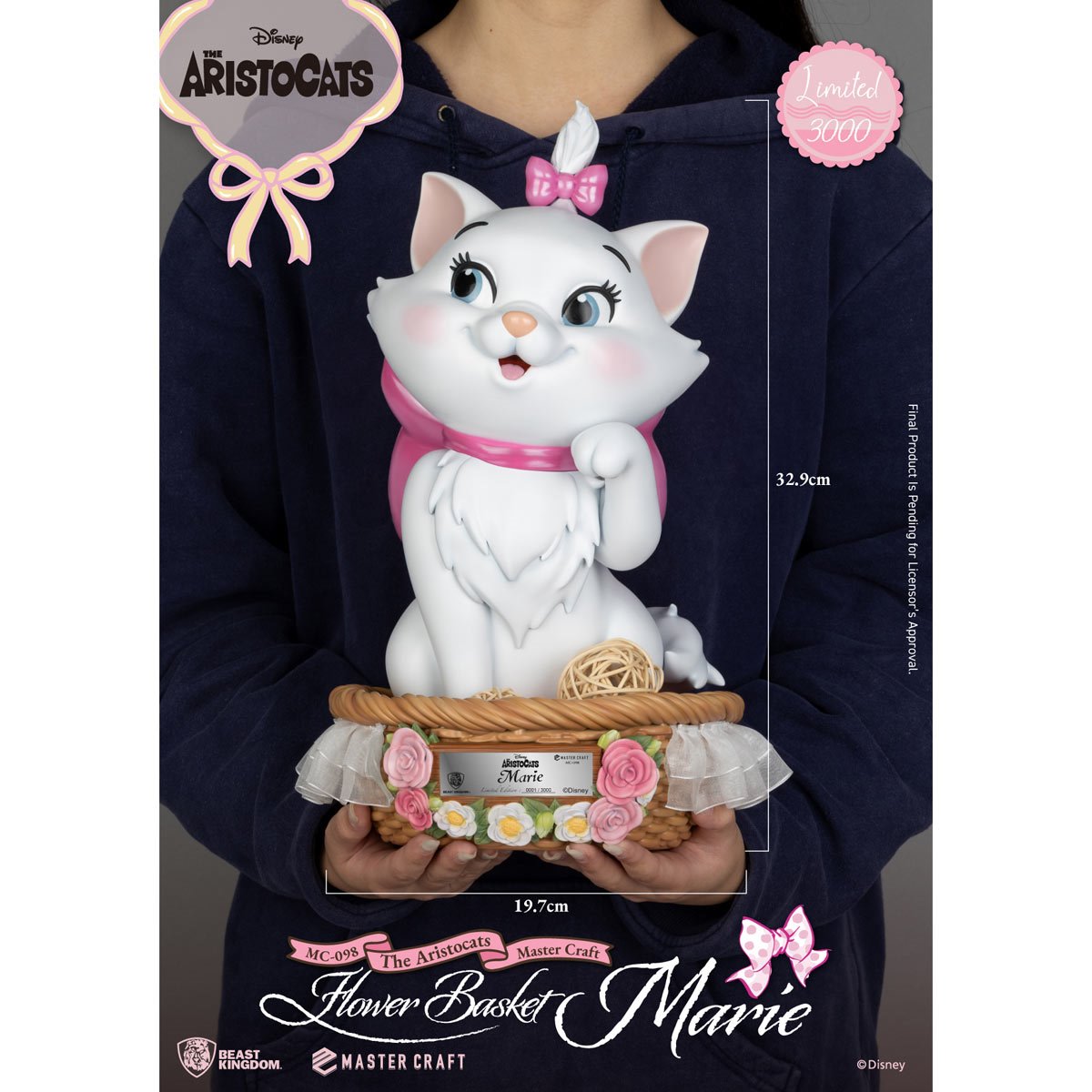 The Aristocats Marie Flower Basket MC-098 Master Craft Statue