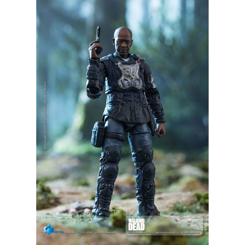 The Walking Dead Morgan Jones 4-Inch Exquisite Mini Series 1:18 Scale Action Figure