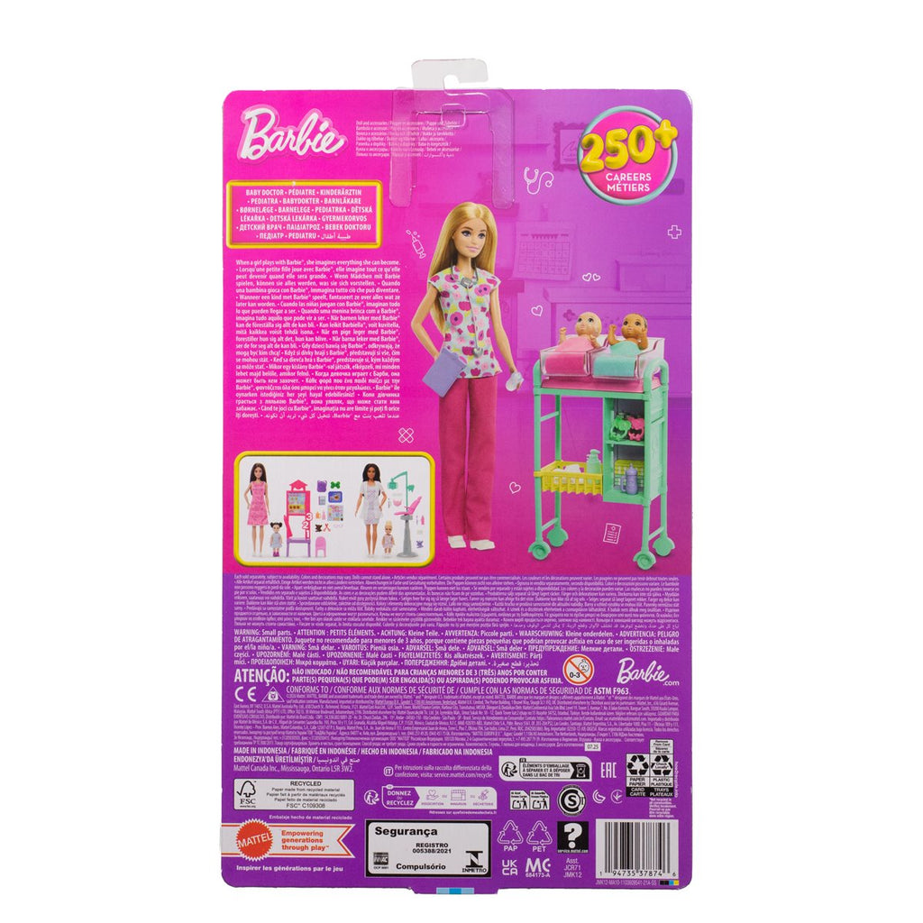 Barbie Careers Baby Doctor Doll with Blonde Hair