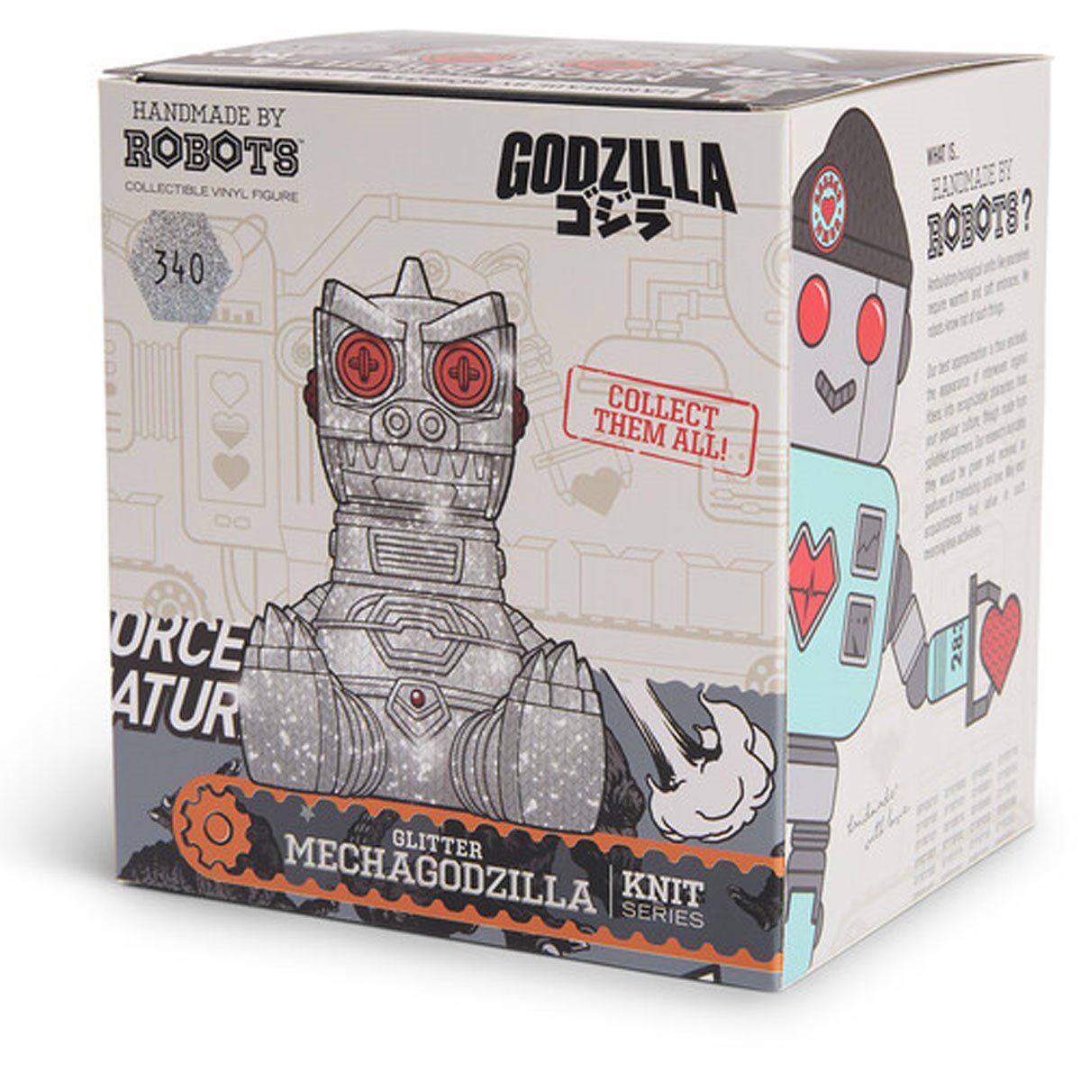Toho Mechagodzilla #340 Glitter Handmade By Robots Vinyl Figure