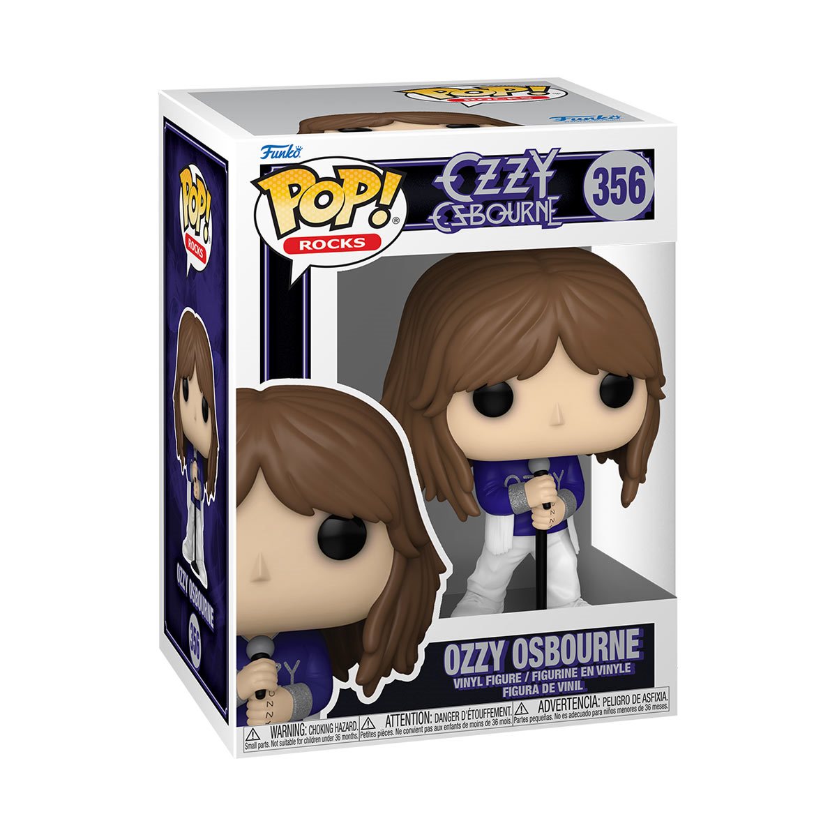 Ozzy Osbourne with Microphone Stand Funko Pop! Vinyl Figure #356