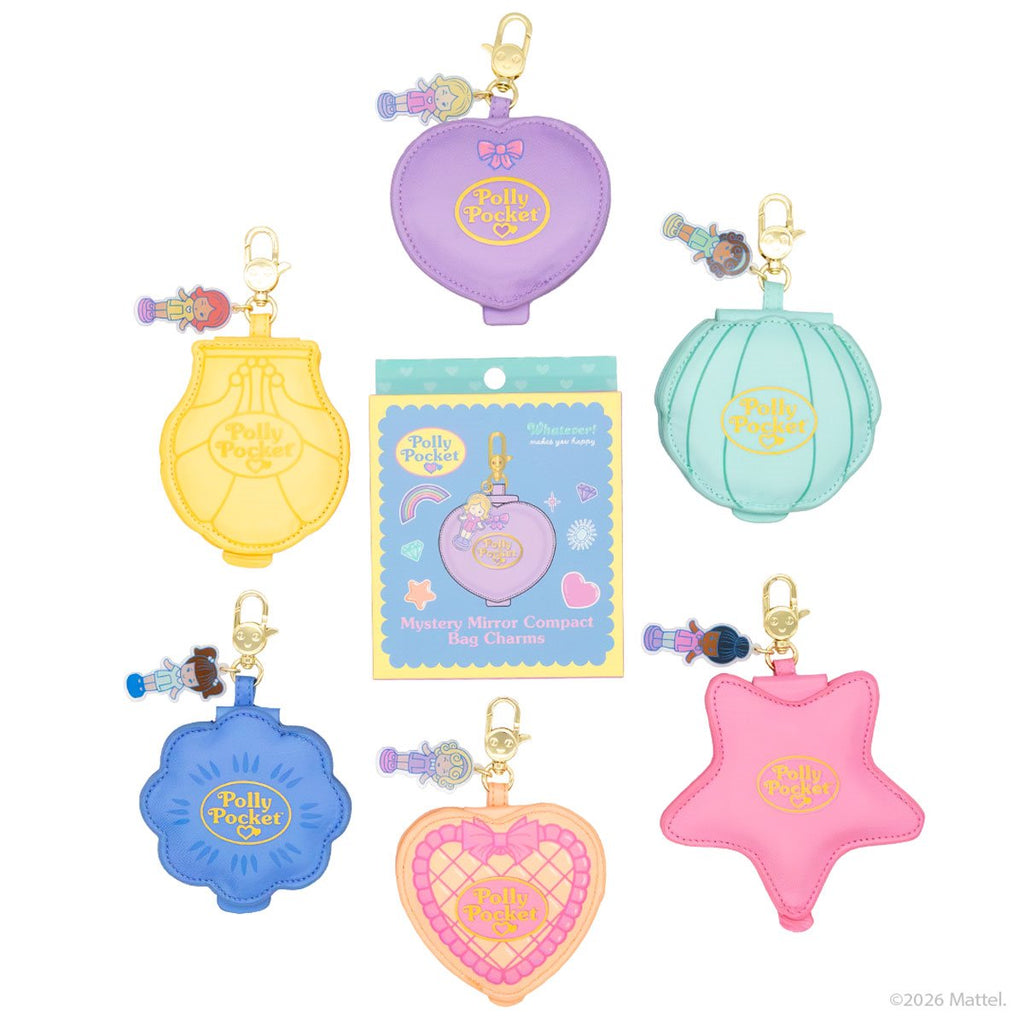 Polly Pocket Mystery Blind-Box Random Mirror Compact Bag Charm