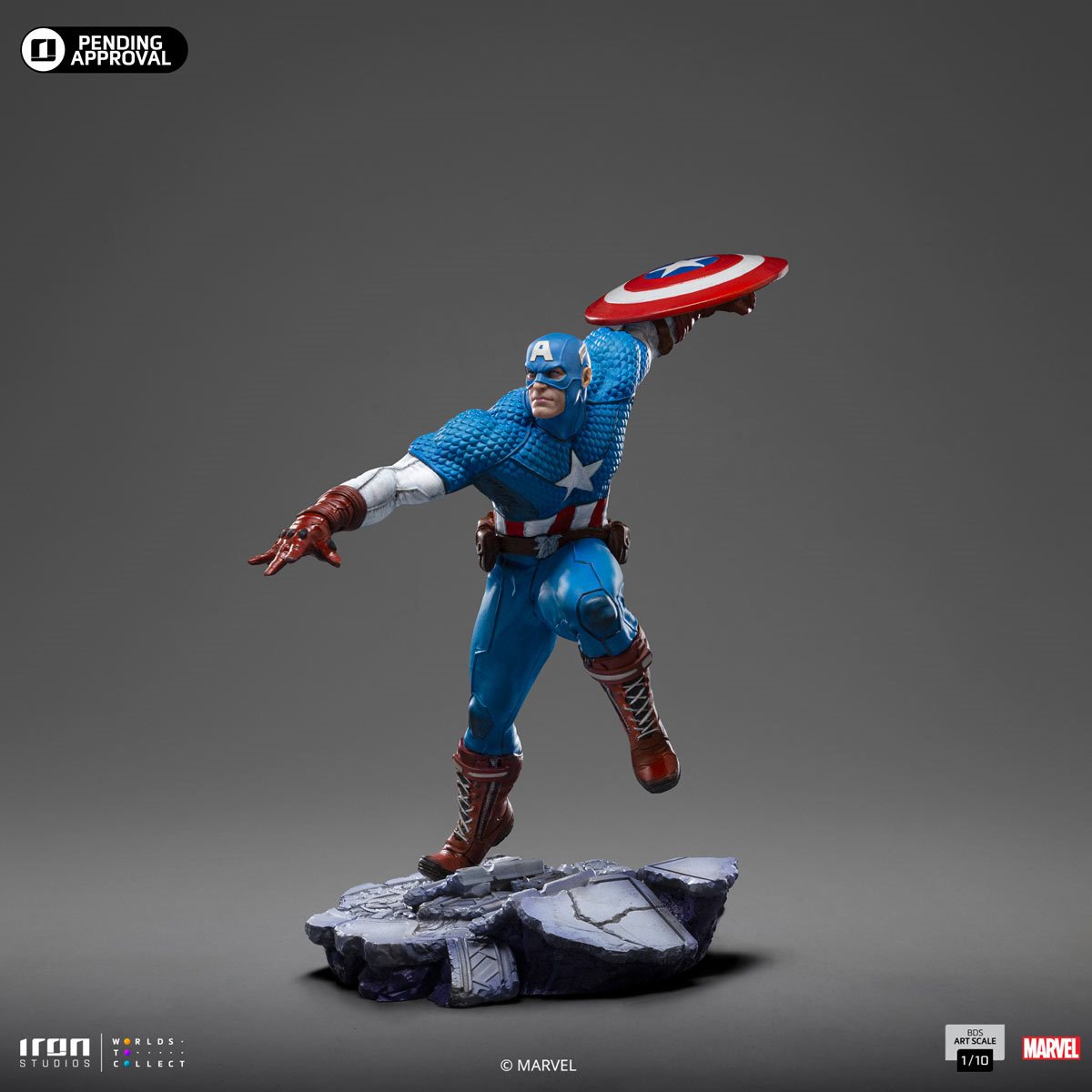 Captain America Infinity Gauntlet Battle Diorama Series 1:10 Art Scale Limited Edition Statue