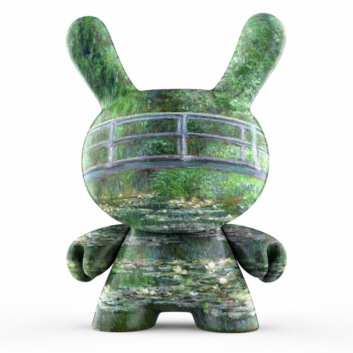 The Met Bridge Over a Pond of Water Lilies by Claude Monet 3-Inch Showpiece Dunny Vinyl Art Figure
