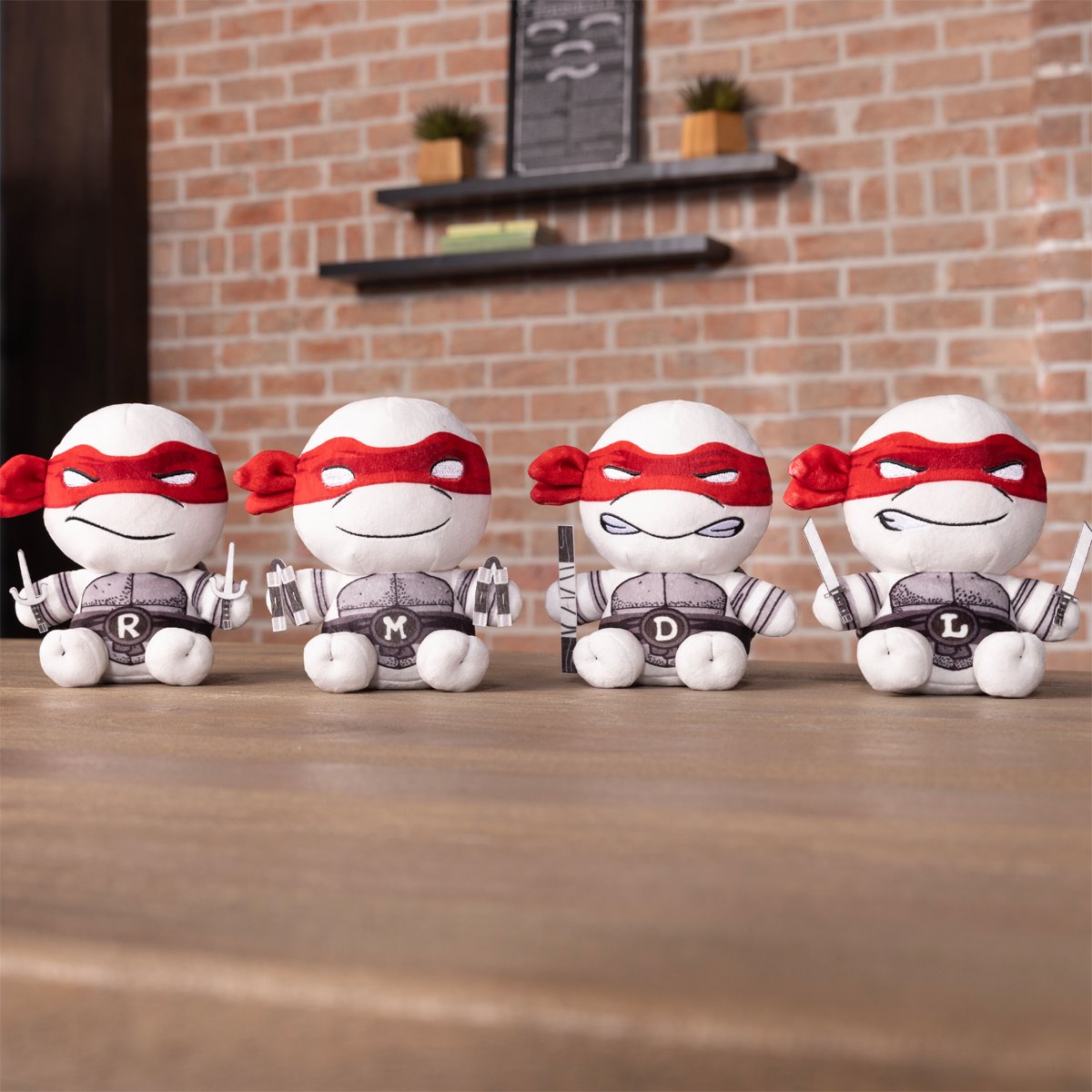 Club Mocchi Mocchi Teenage Mutant Ninja Turtles 40th Anniversary Junior Plush 4-Pack Gift Set