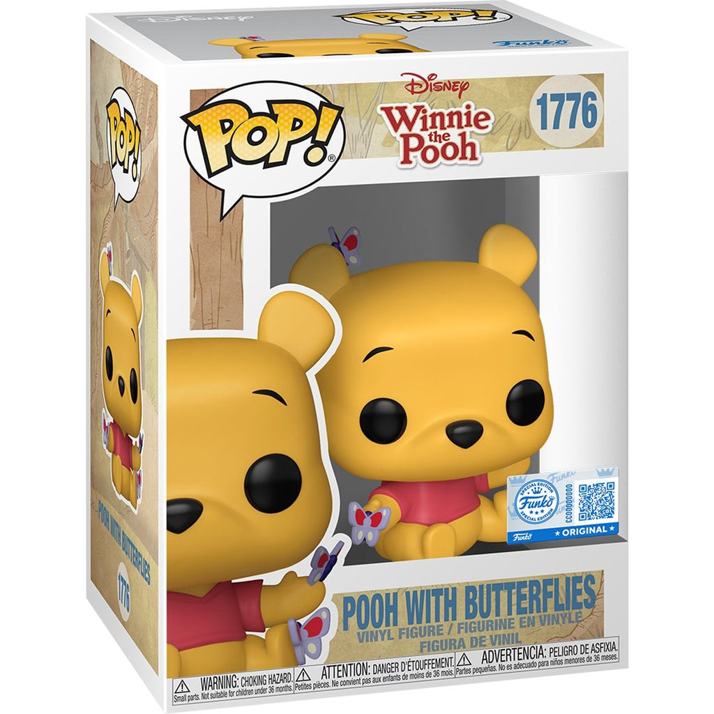 Winnie the Pooh Pooh with Butterflies Funko Pop! Vinyl Figure #1776 - Entertainment Earth Exclusive