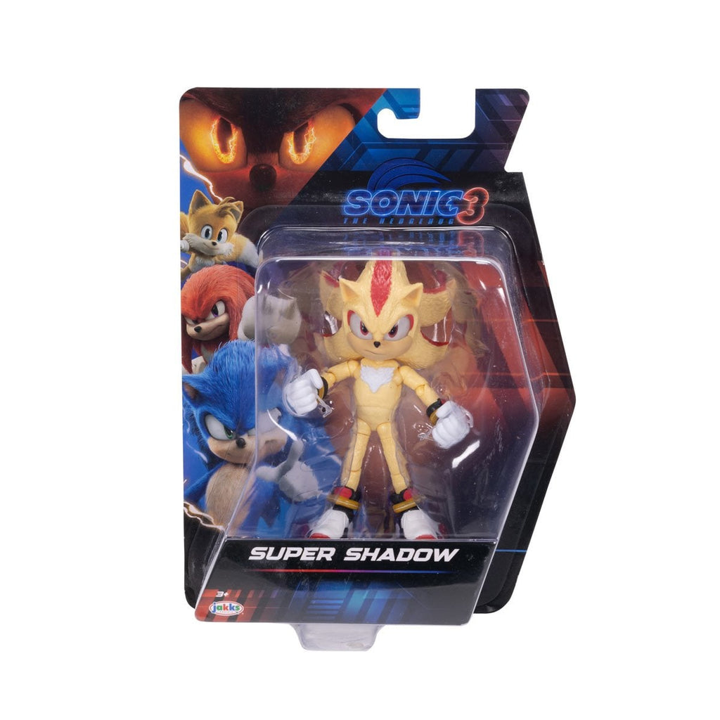 Sonic 3 Movie 5-Inch Wave 3 Super Shadow Action Figure