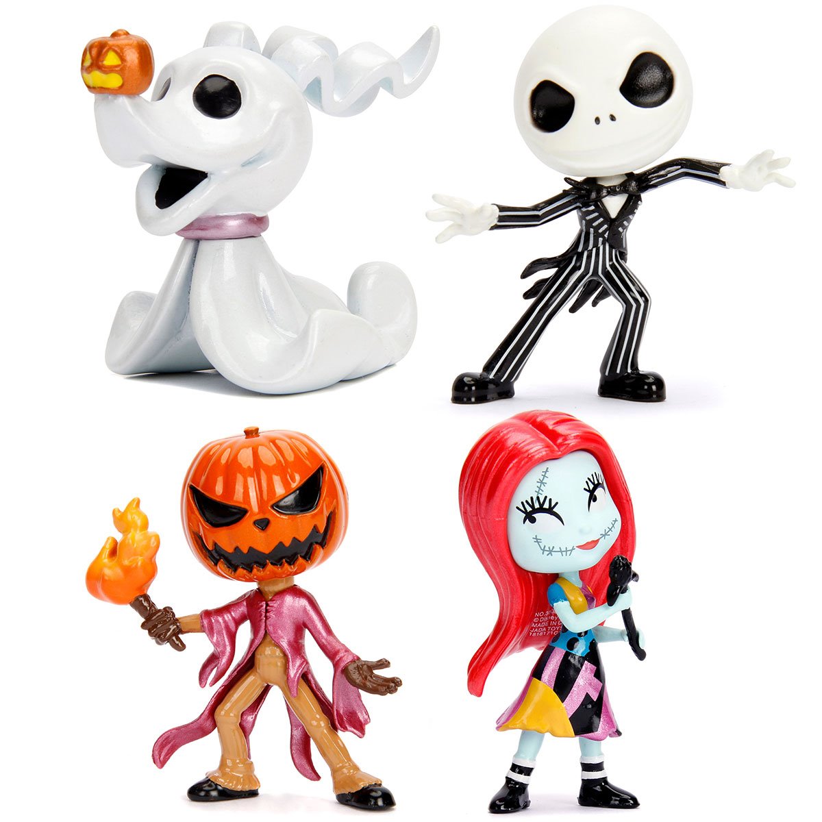 The Nightmare Before Christmas Wave 3 MetalFigs 2 1/2-Inch Die-Cast Metal Mini-Figure Set of 4