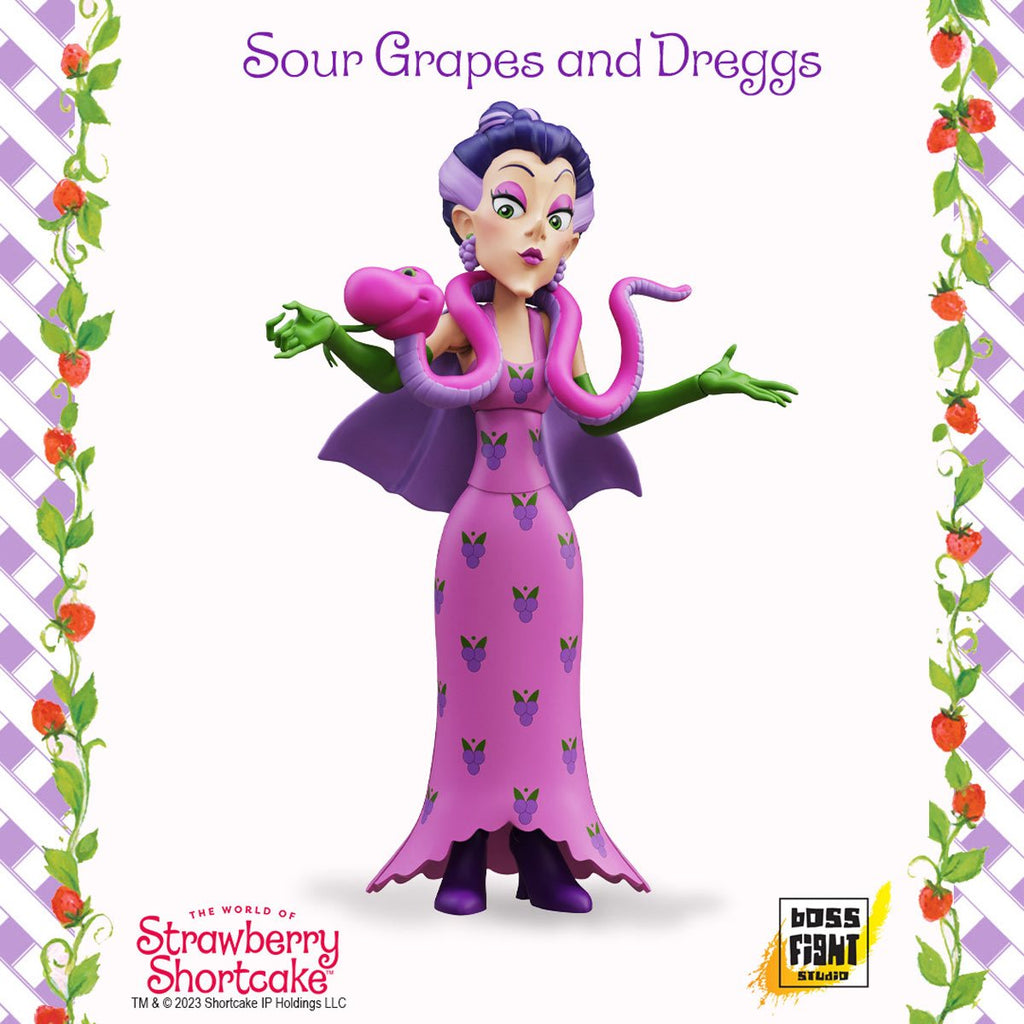 Strawberry Shortcake Sour Grapes and Dreggs Action Figure