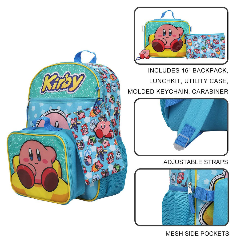 Kirby Backpack 5-Piece Set