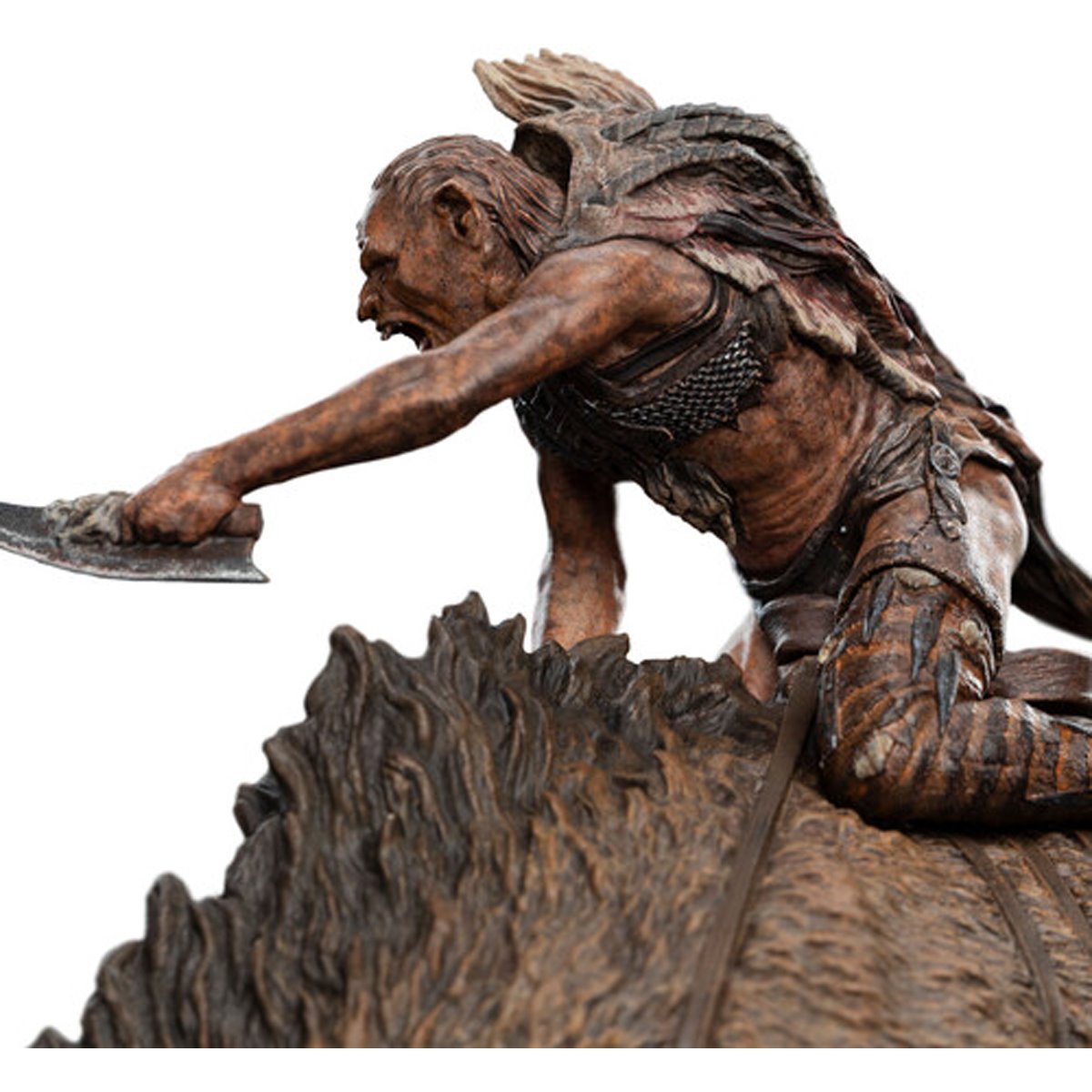 The Lord of the Rings Trilogy Sharku on Warg Miniature Polystone Statue