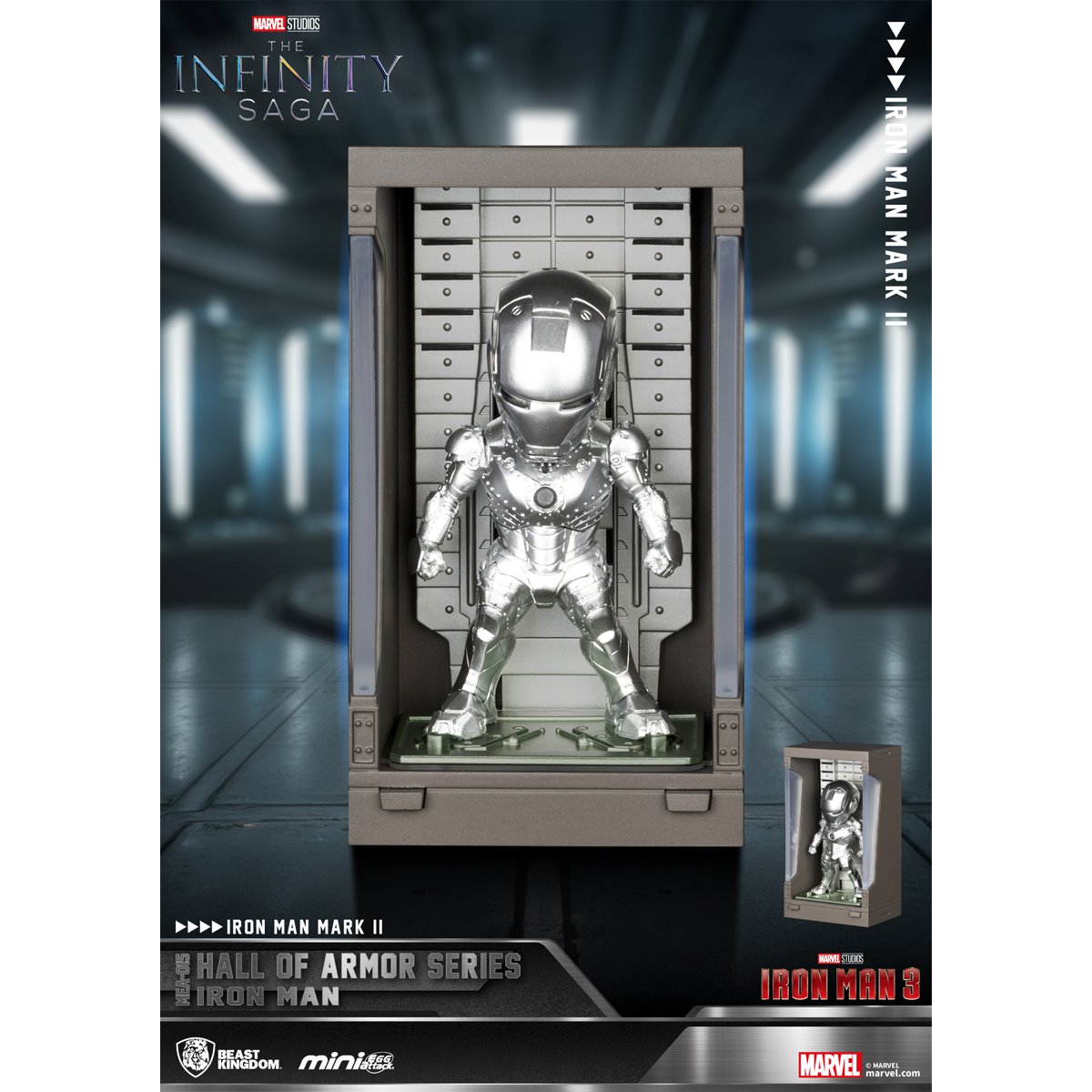 Iron Man Hall of Armor Series MEA-015 Mini-Figure Blind Box Case of 6