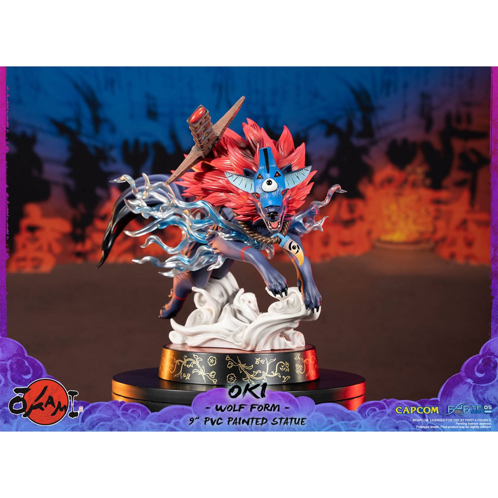 Okami Amaterasu Wolf Form Special Edition Painted Statue