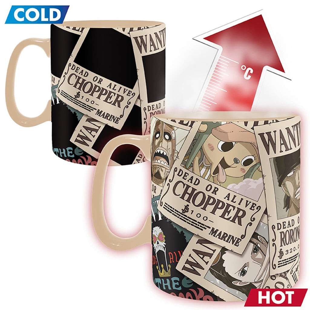 One Piece Wanted Heat-Change Mug