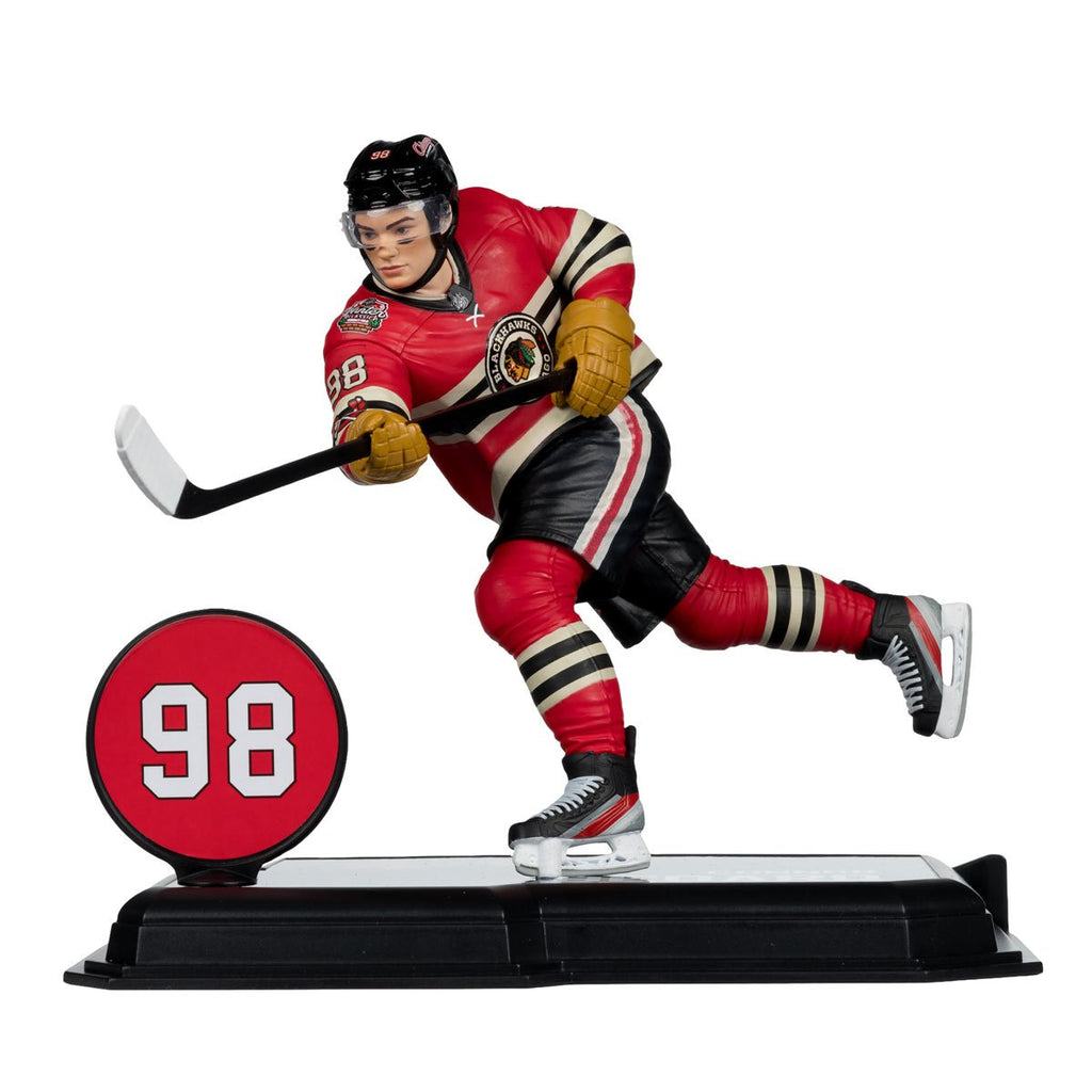 NHL SportsPicks Chicago Blackhawks Connor Bedard Winter Classic Jersey 7-Inch Posed Figure
