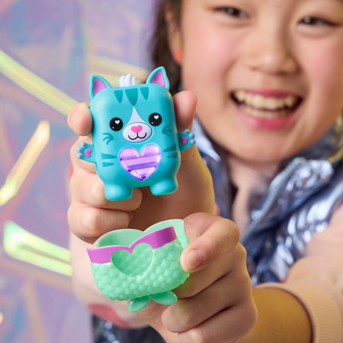 Nano-mals Pawtricia the Blue Kitty Electronic Pet Cat