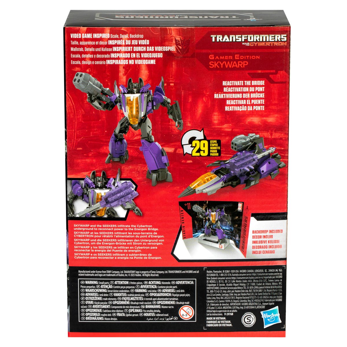 Transformers Toys Studio Series Voyager Transformers: War for Cybertron Gamer Edition Skywarp