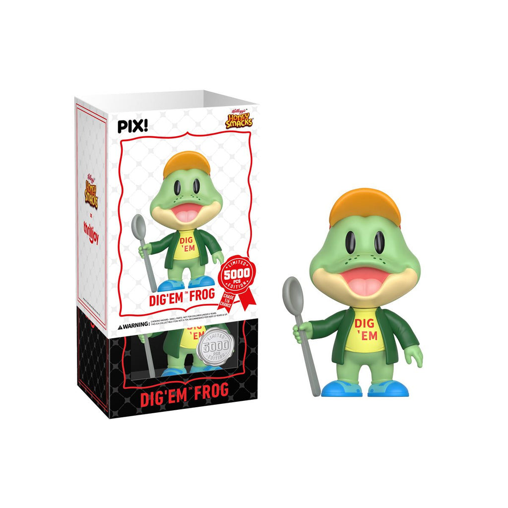 Honey Smacks Dig Em Frog Pix! Vinyl Figure