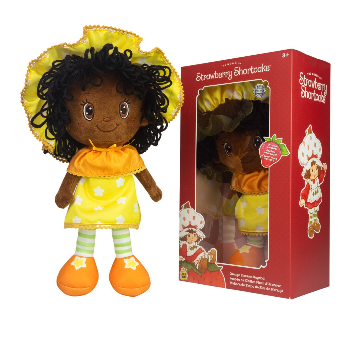 Strawberry Shortcake Orange Blossom 14-Inch Ragdoll Plush - SDCC 2025 Exclusive