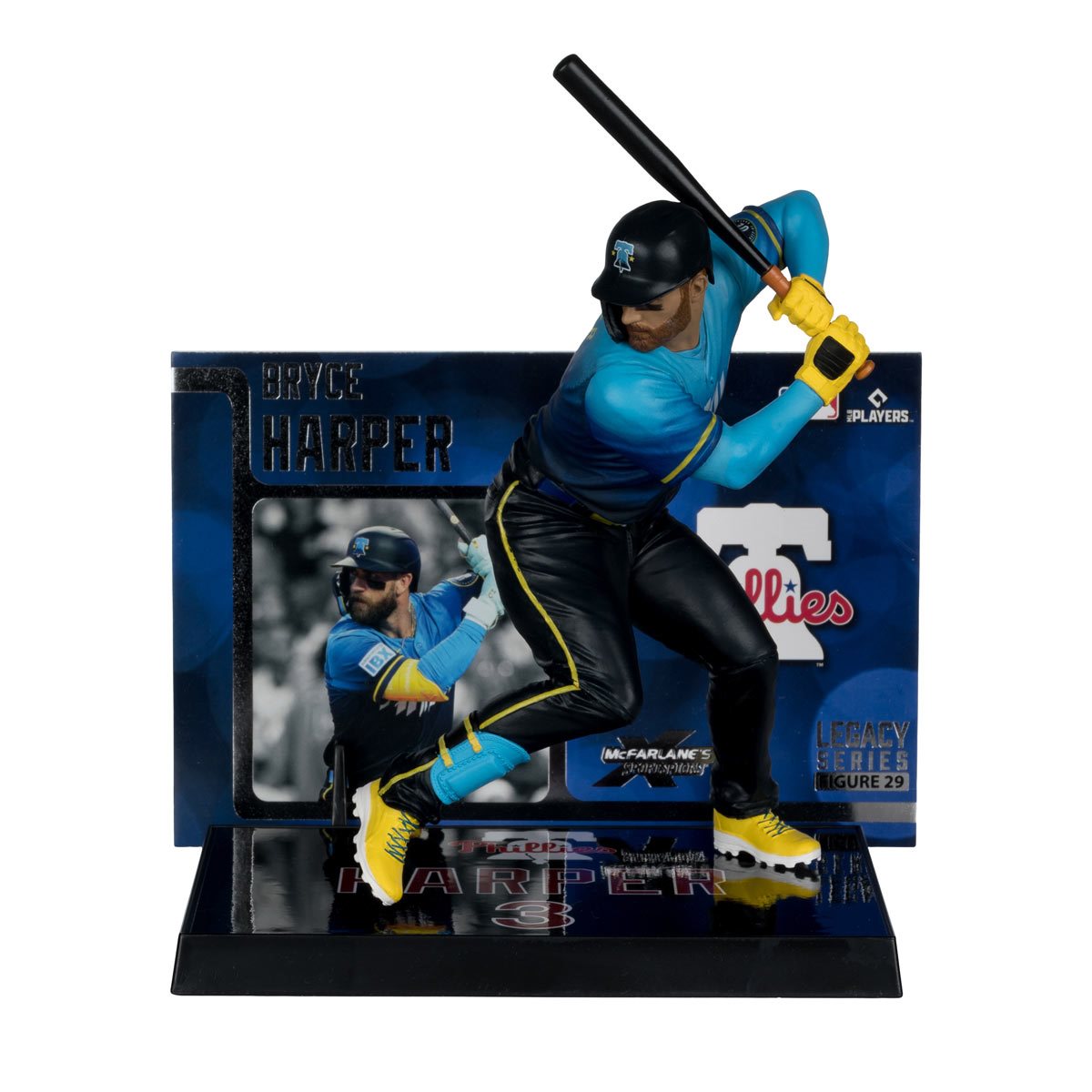 MLB SportsPicks Philadelphia Phillies City Connect Jersey Bryce Harper 7-Inch Posed Figure