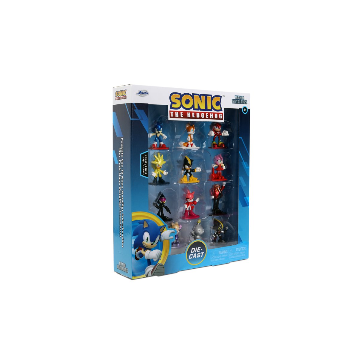 Sonic the Hedgehog Wave 3 Nano MetalFigs Die-Cast Metal Mini-Figure 12-Pack