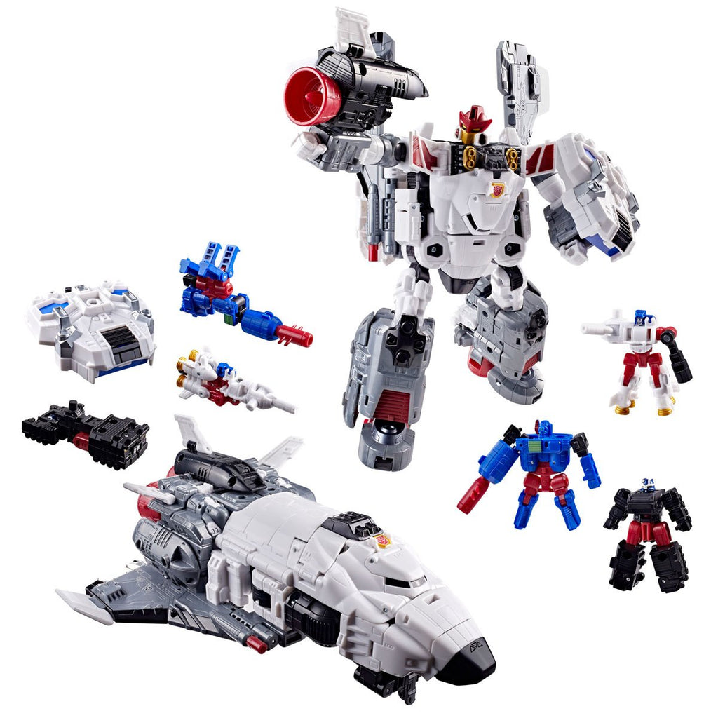 Transformers Generations Age of the Primes Commander Armada Jetfire with Requiem Blaster