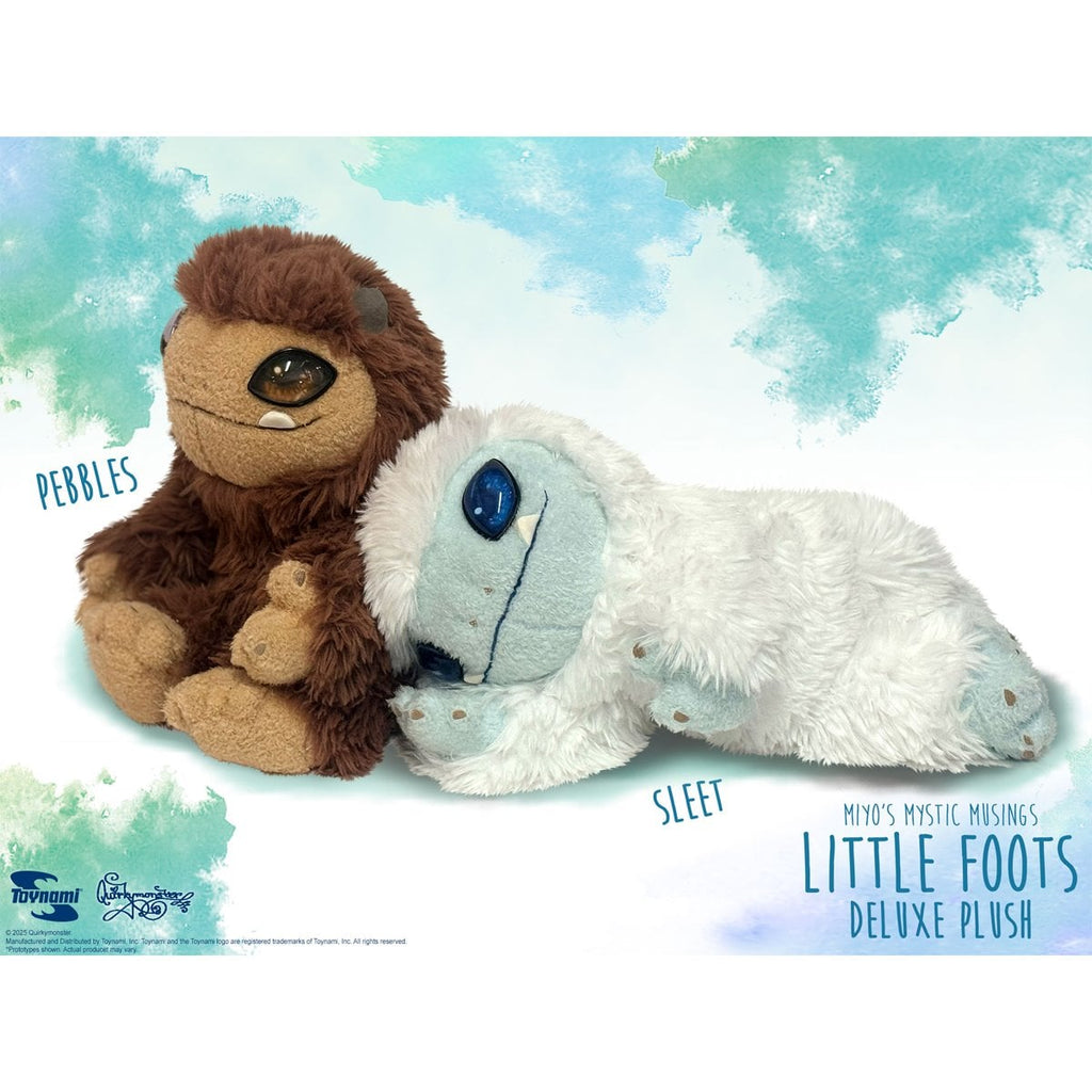 Miyo's Mystic Musings Little Foots Deluxe Yeti Plush Set of 2
