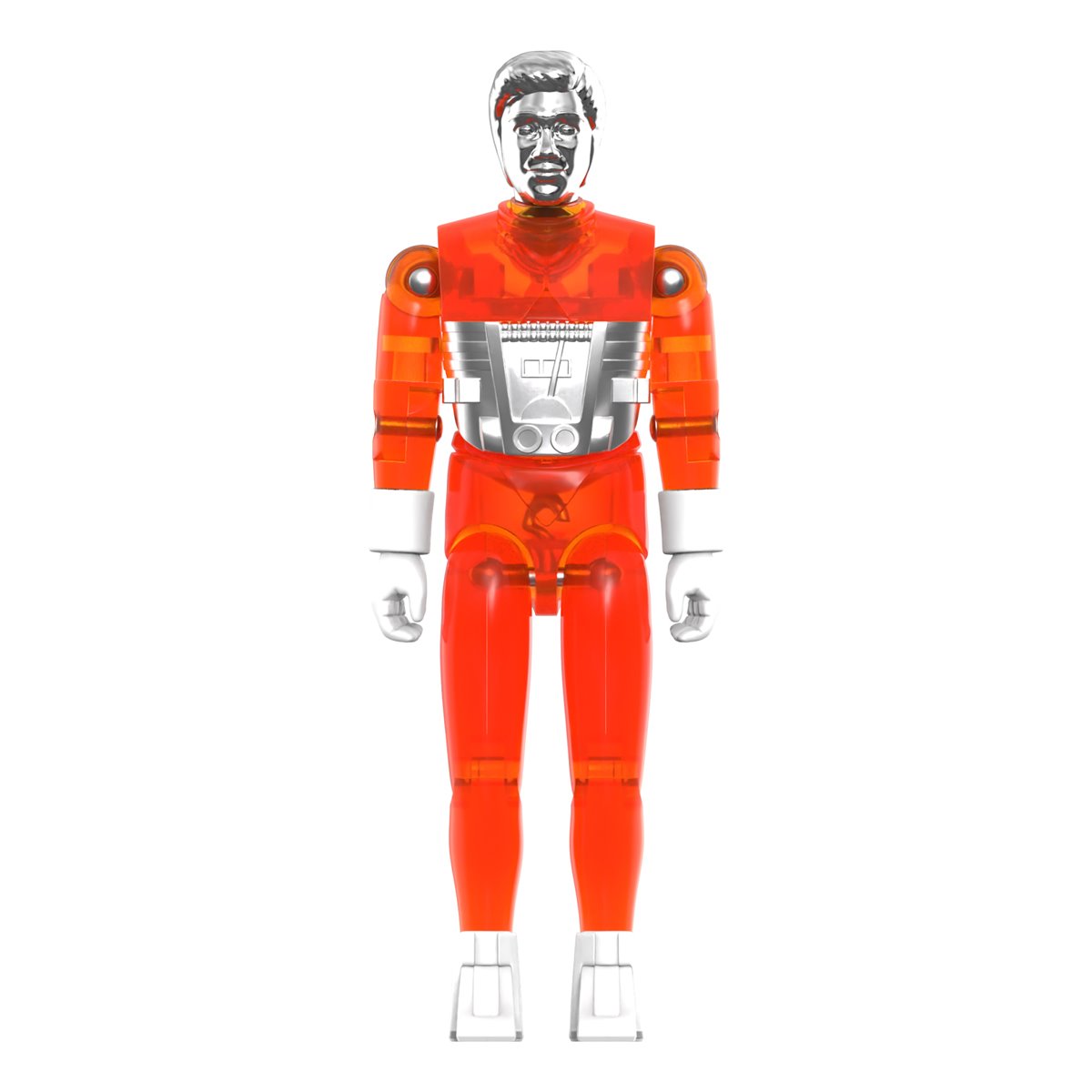 Micronauts Time Traveler (Translucent Orange) 3 3/4-Inch ReAction+ Figure