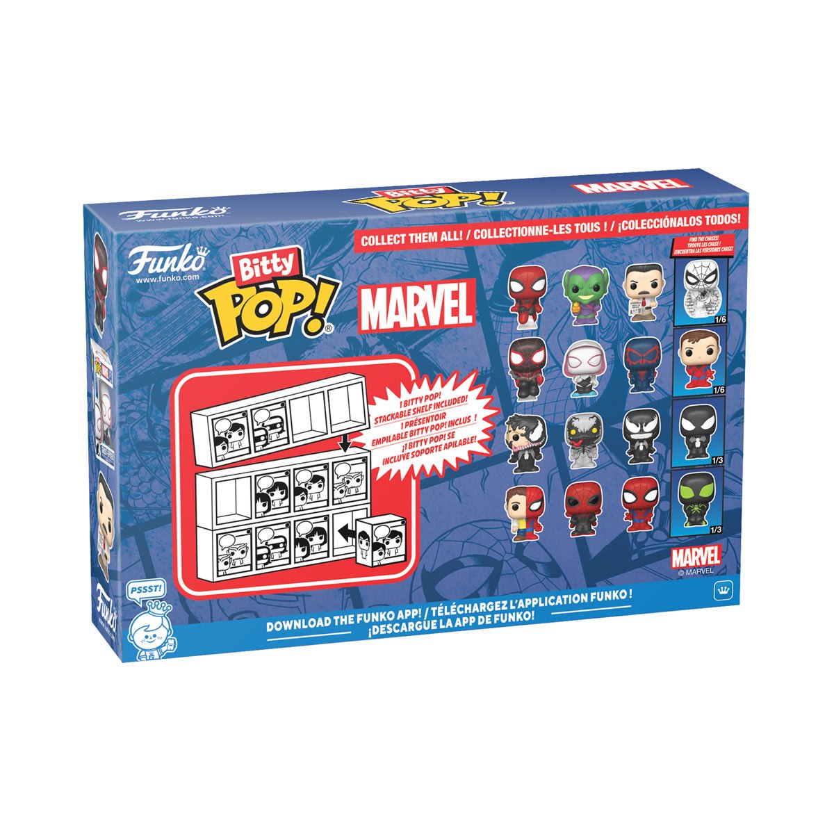 Spider-Man Venom Funko Bitty Pop! Mini-Figure 4-Pack