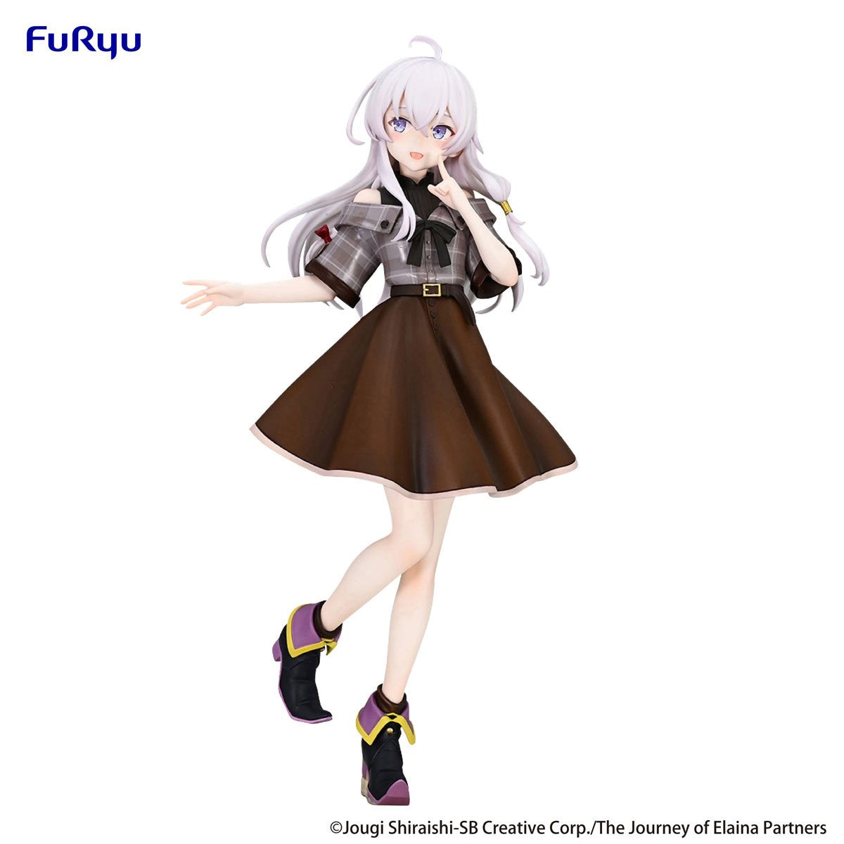 Wandering Witch: The Journey of Elaina Brown Outfit Version Trio-Try-iT Statue