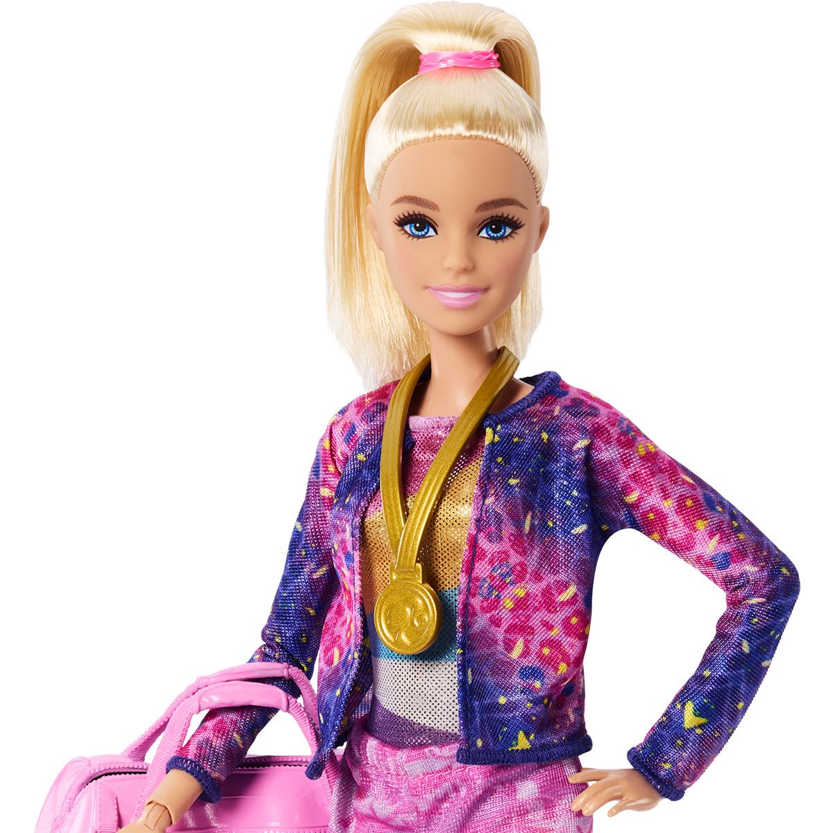 Barbie Gymnastics Playset and Doll with Blonde Hair