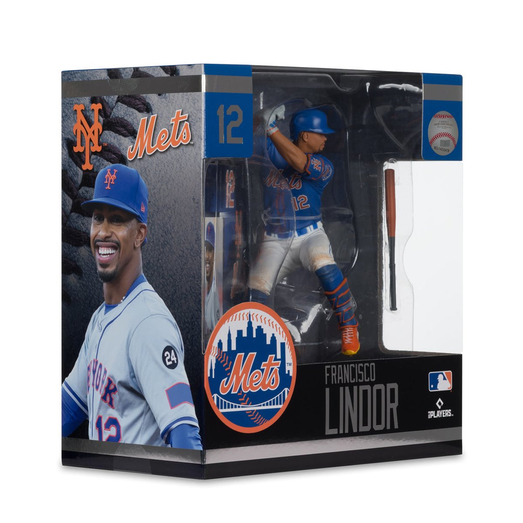 MLB SportsPicks New York Mets Francisco Lindor 7-Inch Posed Figure