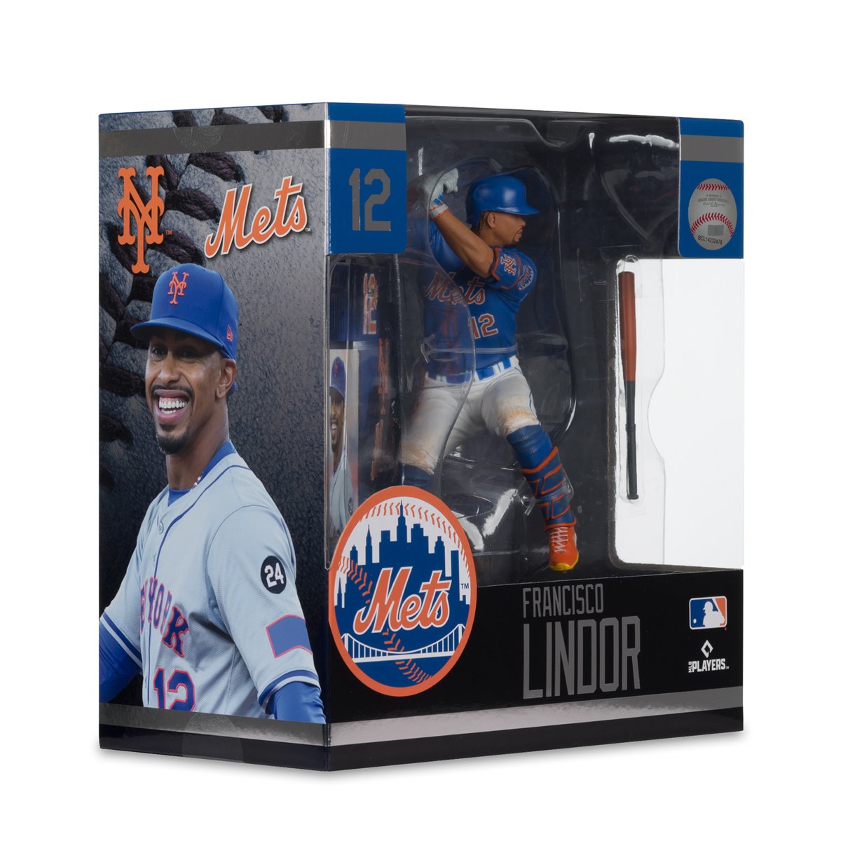 MLB SportsPicks New York Mets Francisco Lindor 7-Inch Posed Figure