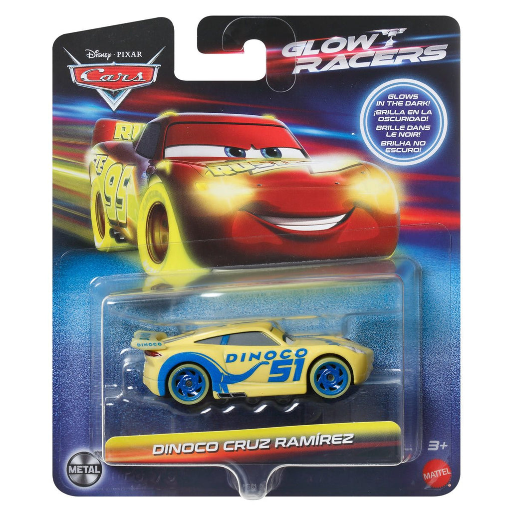 Disney and Pixar Cars Glow Racers Vehicle Case of 8
