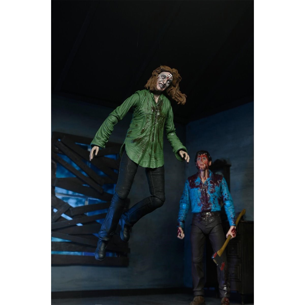 Evil Dead Ultimate Bloody Ash and Cheryl Williams 7-Inch Scale Action Figure 2-Pack