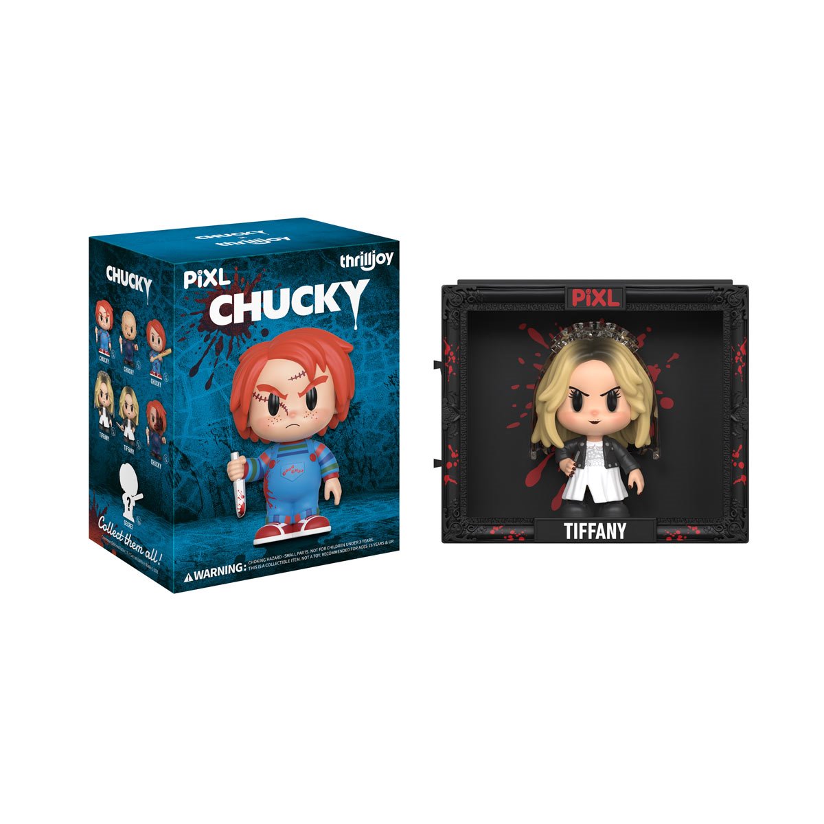 Chucky Universe Blind Box PIXL Mini-Figure Display Case of 6