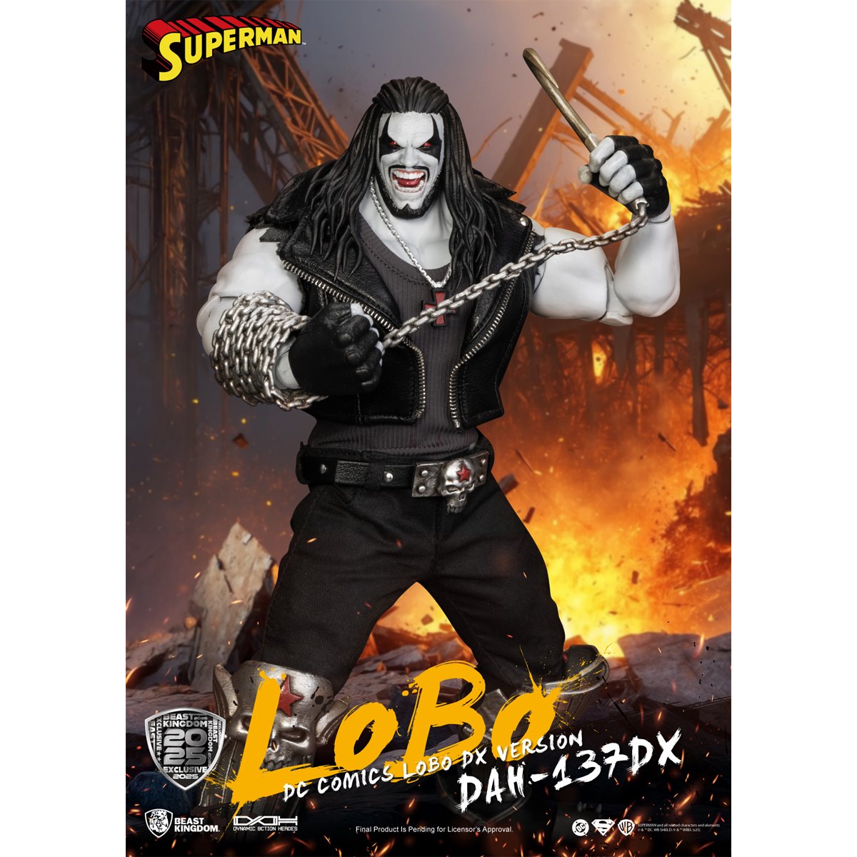 DC Comics Lobo DAH-137DX Deluxe Action Figure - SDCC 2025 Previews Exclusive