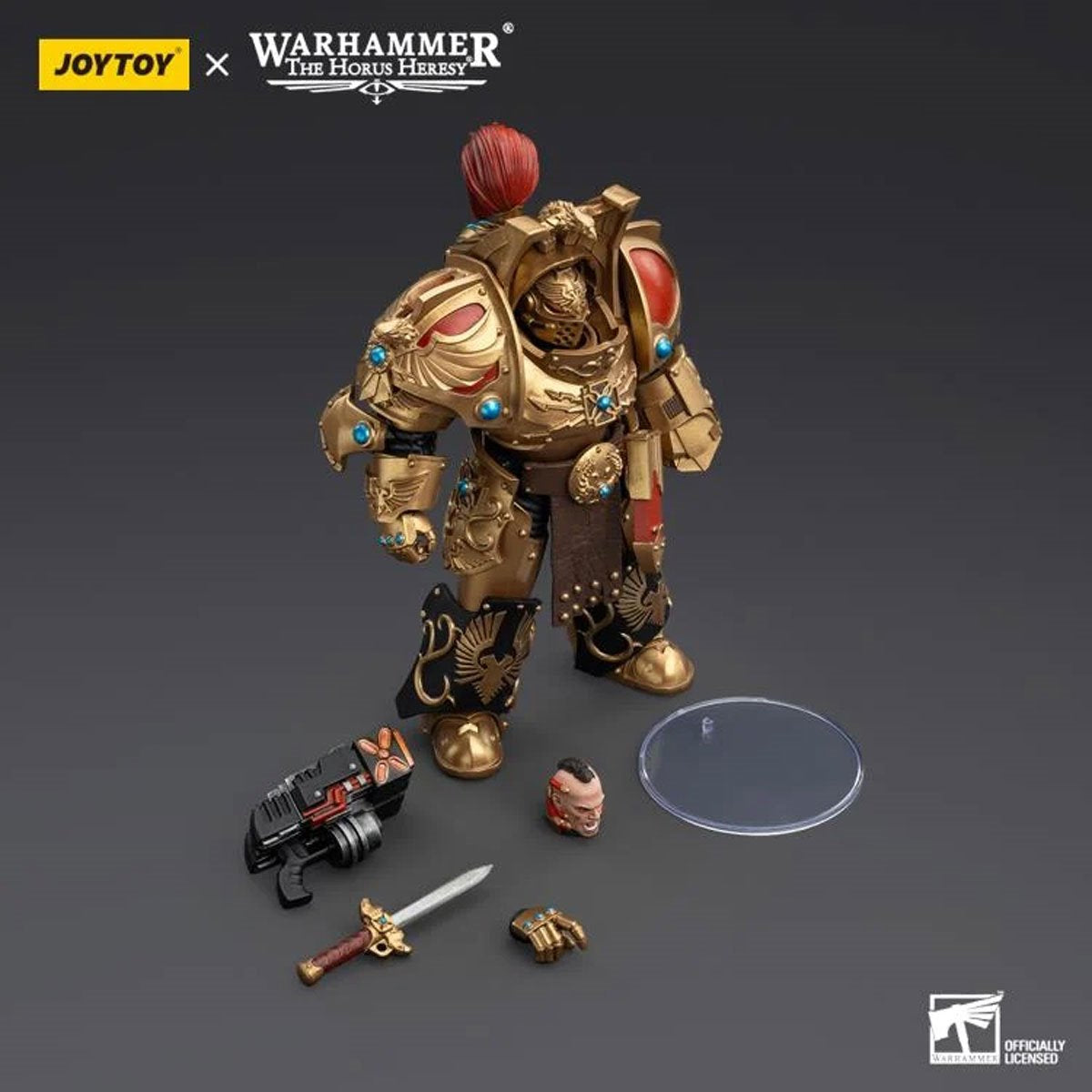 Joy Toy Warhammer The Horus Heresy Custodes Aquilon Adrathic Destructor 1:18 Scale Action Figure