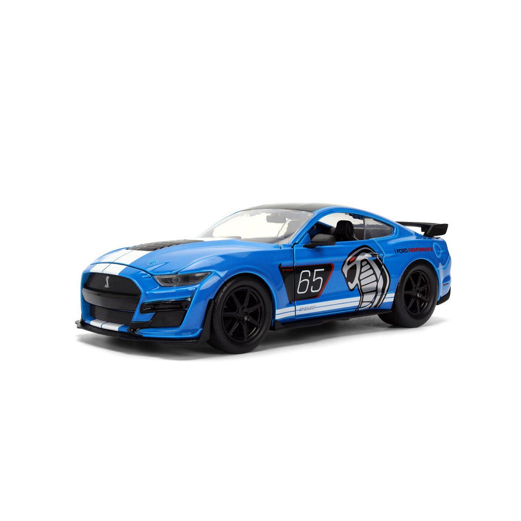 Bigtime Muscle 2020 Blue Ford Mustang Shelby GT500 1:24 Scale Die-Cast Metal Vehicle