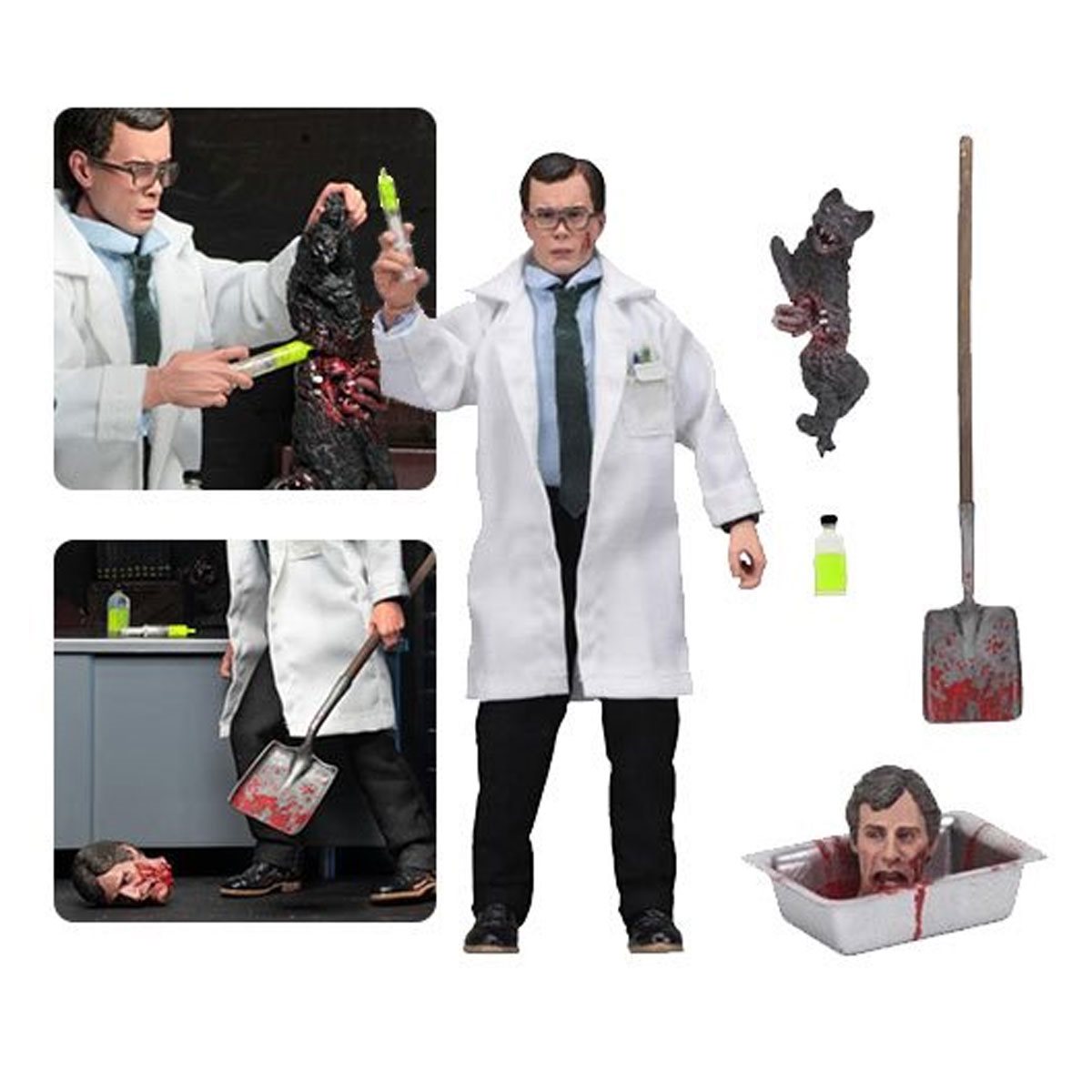 Re-Animator Herbert West 8-Inch Cloth Action Figure